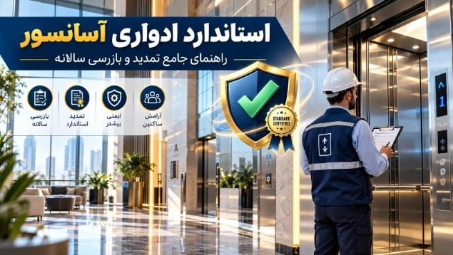 استاندارد ادواری آسانسور و بازرسی سالانه تاییدیه ایمنی